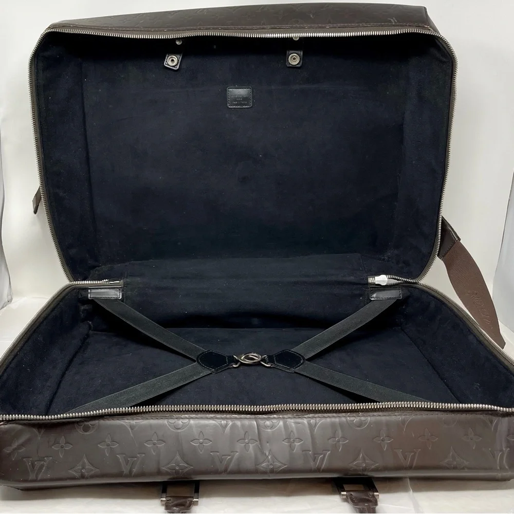 Louis Vuitton Ricky Monogram Glacé Deep Brown Carry-On - Picture 5 of 11